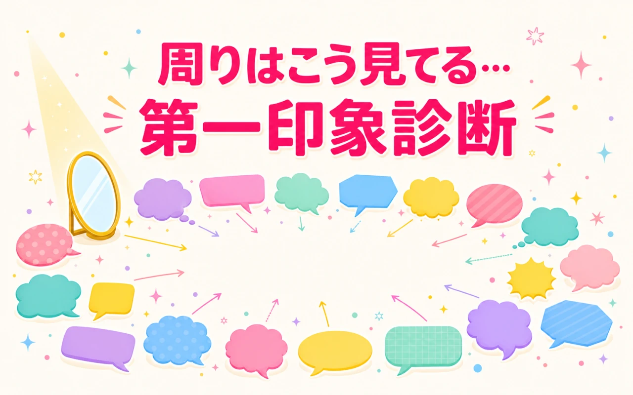 周りはこう見てる…第一印象診断のイメージ