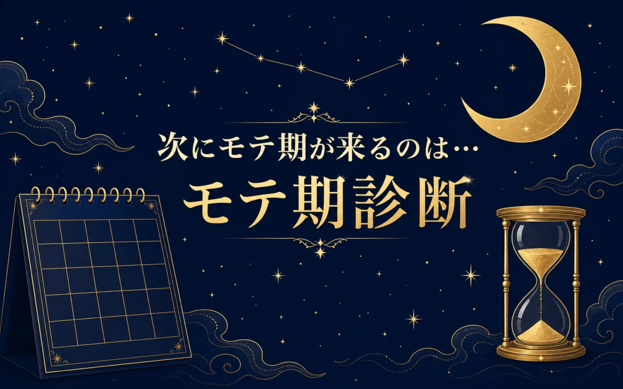 次にモテ期が来るのは…モテ期診断のイメージ
