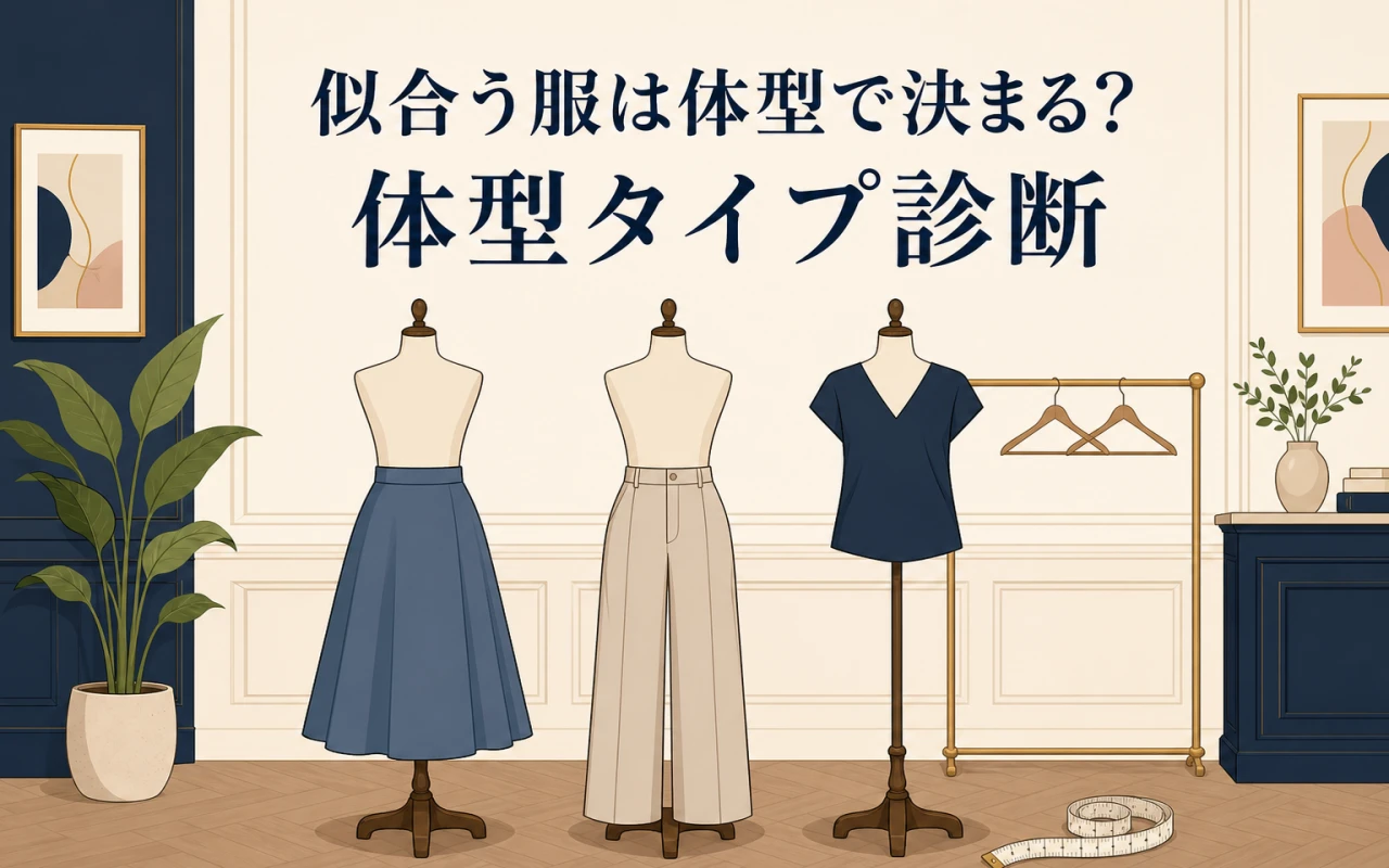 似合う服は体型で決まる?体型タイプ診断のサムネイル