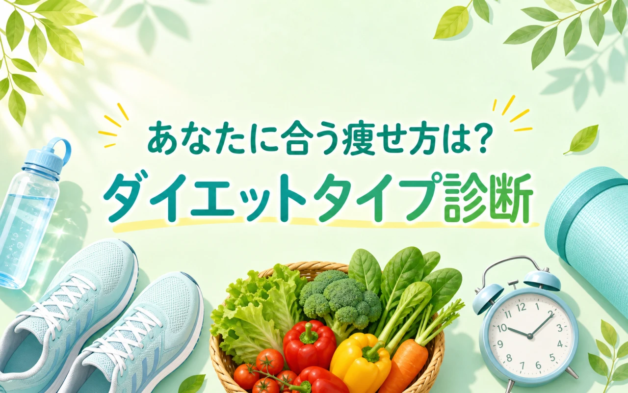 あなたに合う痩せ方は?ダイエットタイプ診断のサムネイル