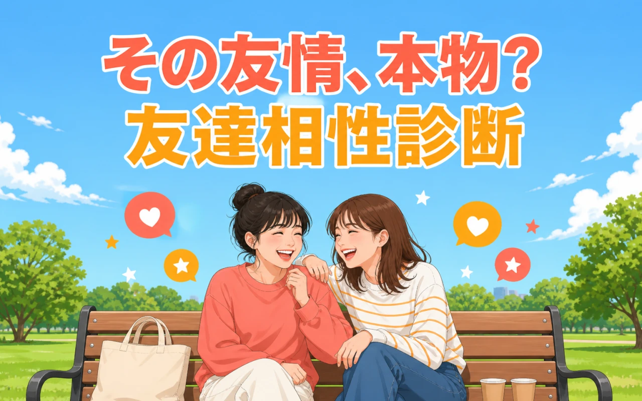 その友情、本物?友達相性診断のサムネイル