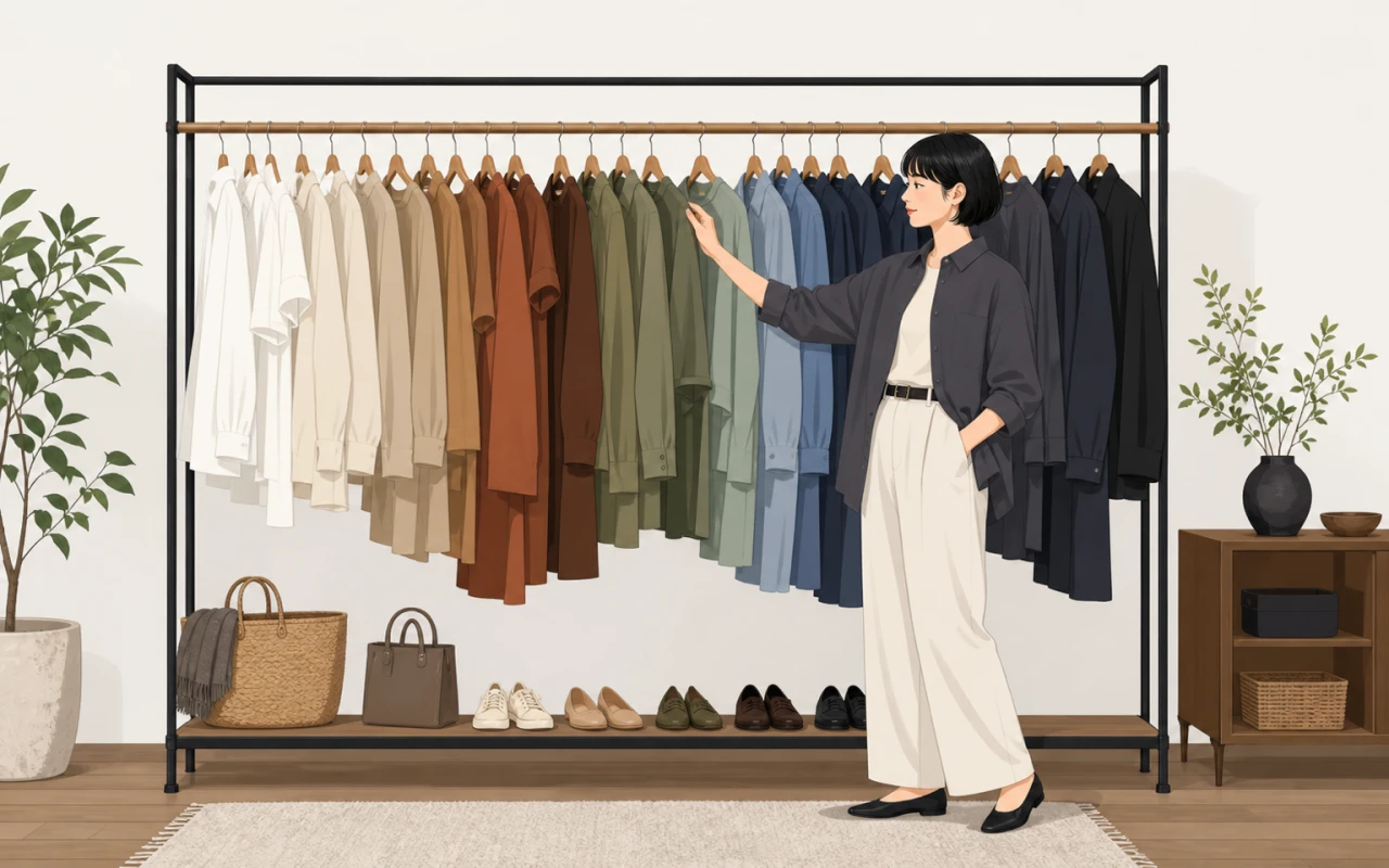 あなたの色に映える服は?パーソナルカラー別コーデ診断の質問イメージ