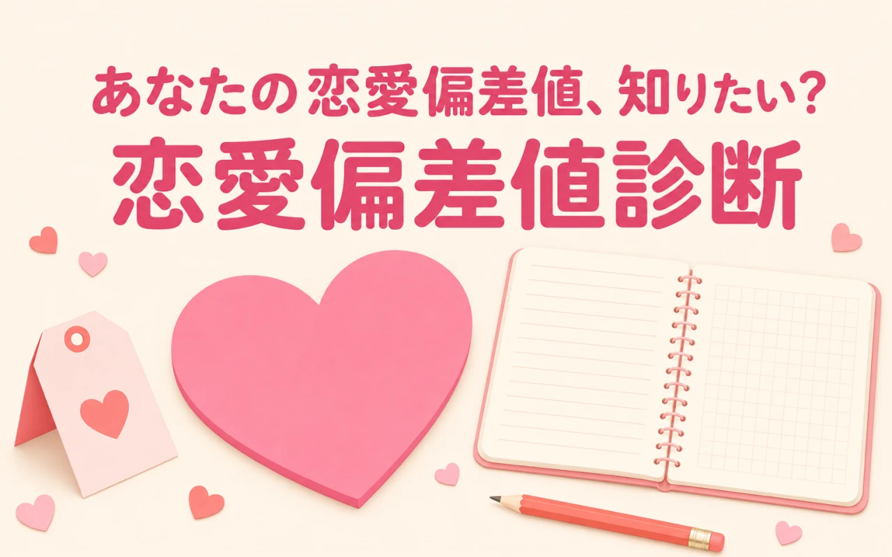 あなたの恋愛偏差値、知りたい?恋愛偏差値診断のサムネイル