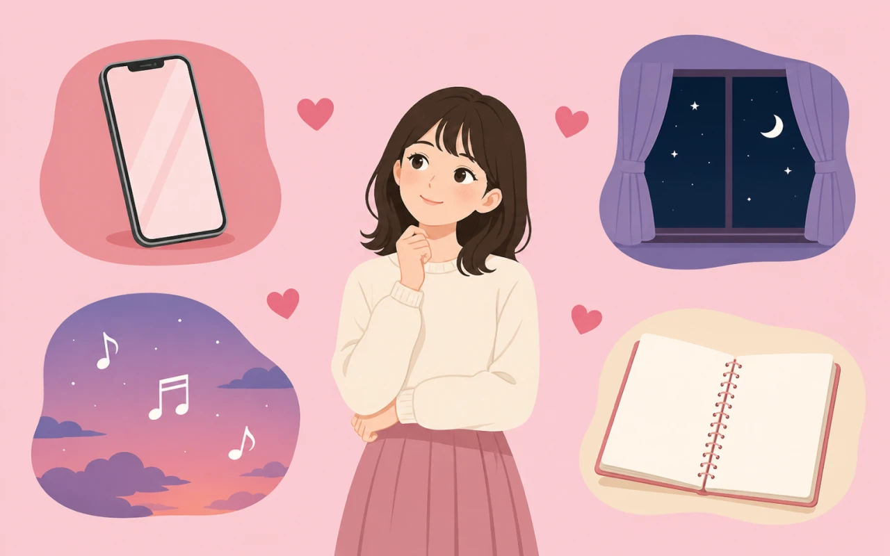 頭の中、恋でいっぱい?恋愛脳診断の質問イメージ