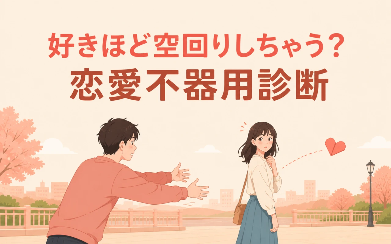 好きほど空回りしちゃう?恋愛不器用診断のサムネイル