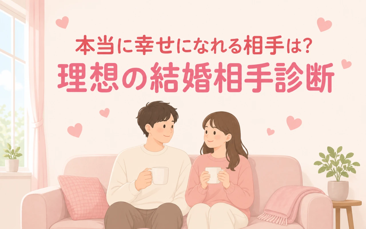 本当に幸せになれる相手は?理想の結婚相手診断のサムネイル
