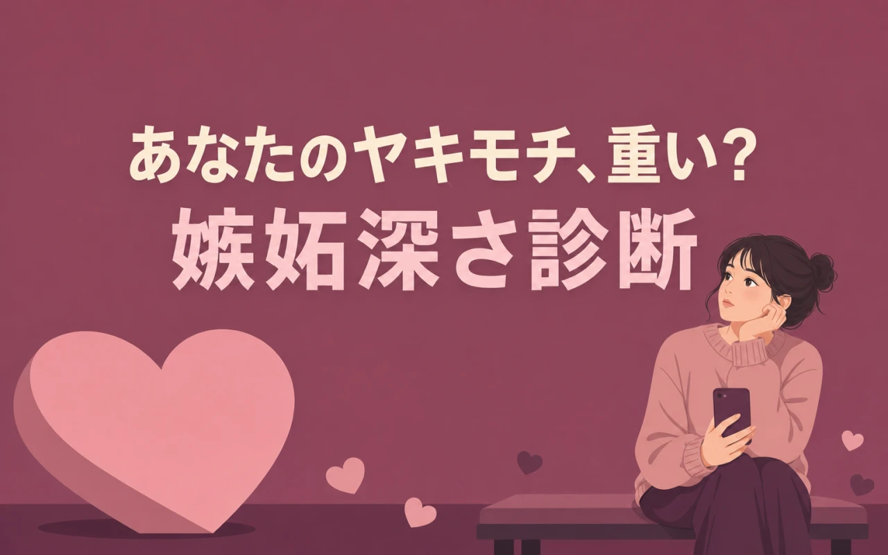 あなたのヤキモチ、重い?嫉妬深さ診断のサムネイル