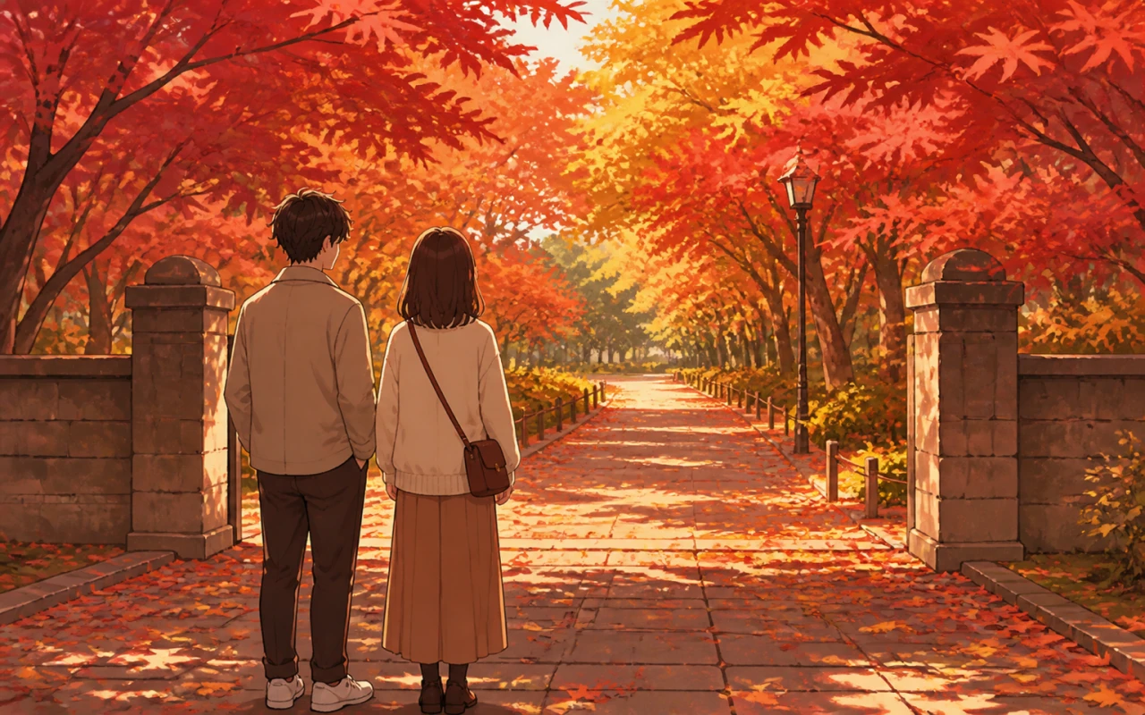 二人の秋の一日、どう過ごす?紅葉デート診断の質問イメージ