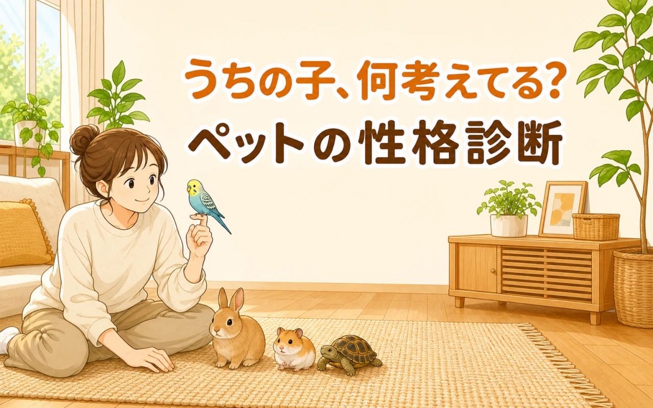 うちの子、何考えてる?ペットの性格診断のサムネイル