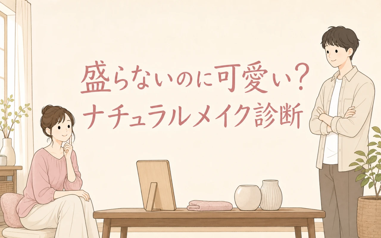 盛らないのに可愛い?ナチュラルメイク診断のサムネイル