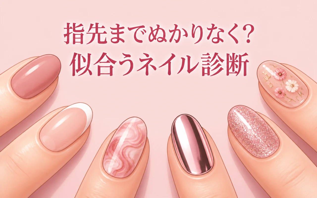 指先までぬかりなく?似合うネイル診断のメイン画像