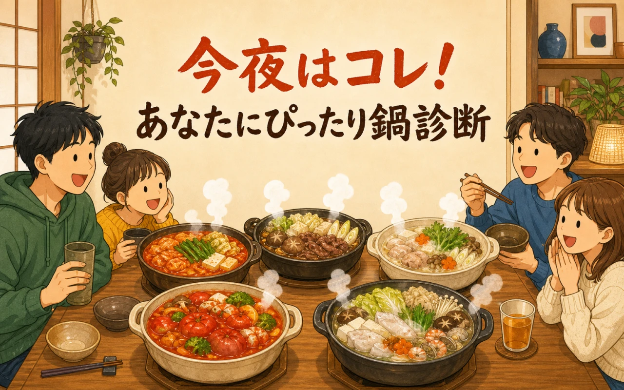 今夜はコレ!あなたにぴったり鍋診断のメイン画像