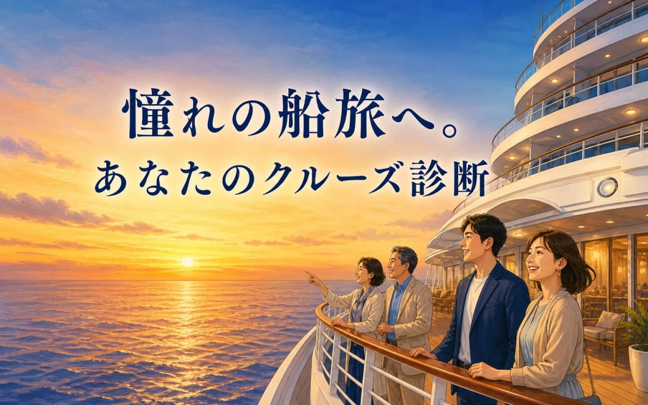 憧れの船旅へ。あなたのクルーズ診断のメイン画像