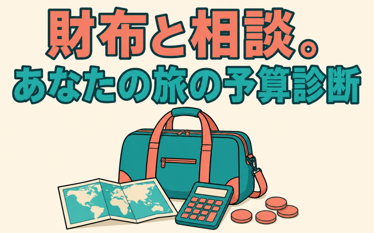 財布と相談。あなたの旅の予算診断のサムネイル