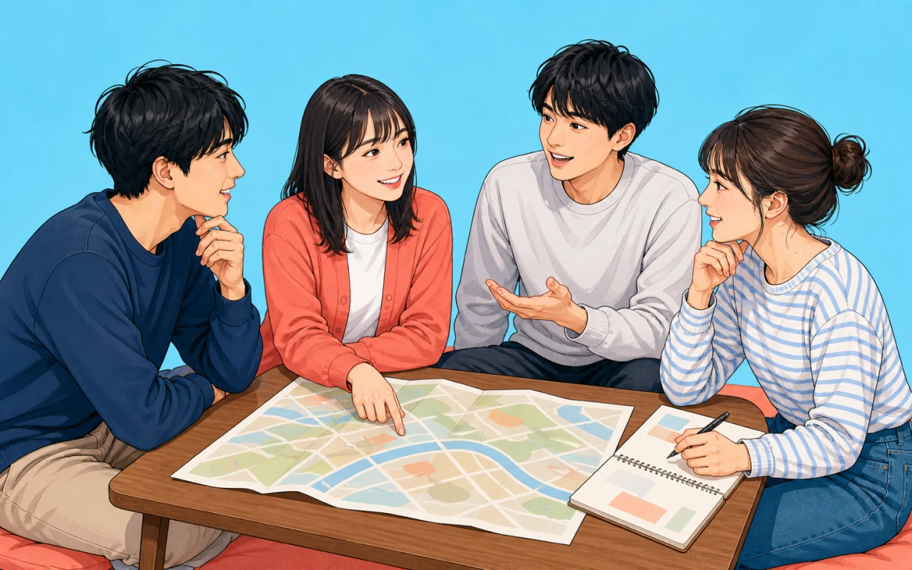 一生モノの思い出に。卒業旅行診断の質問イメージ