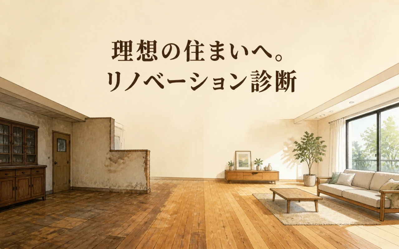 理想の住まいへ。リノベーション診断のサムネイル