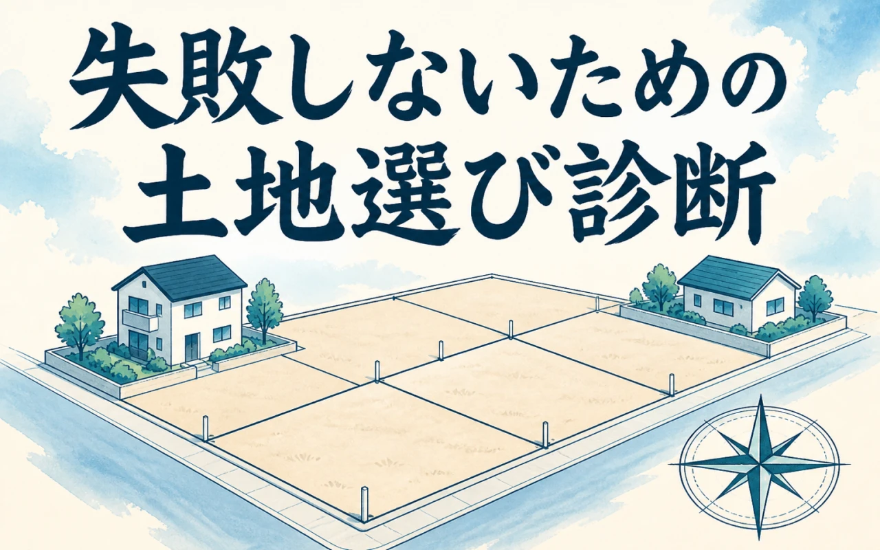 失敗しないための土地選び診断のサムネイル