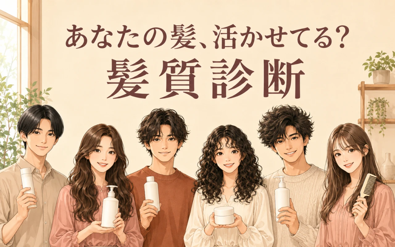 あなたの髪、活かせてる?髪質診断のサムネイル
