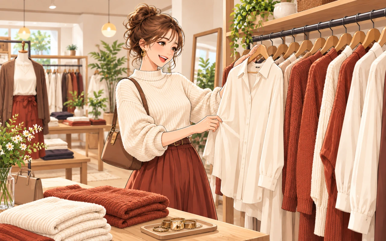 高見えのコツ知りたい?プチプラコーデ診断の質問イメージ