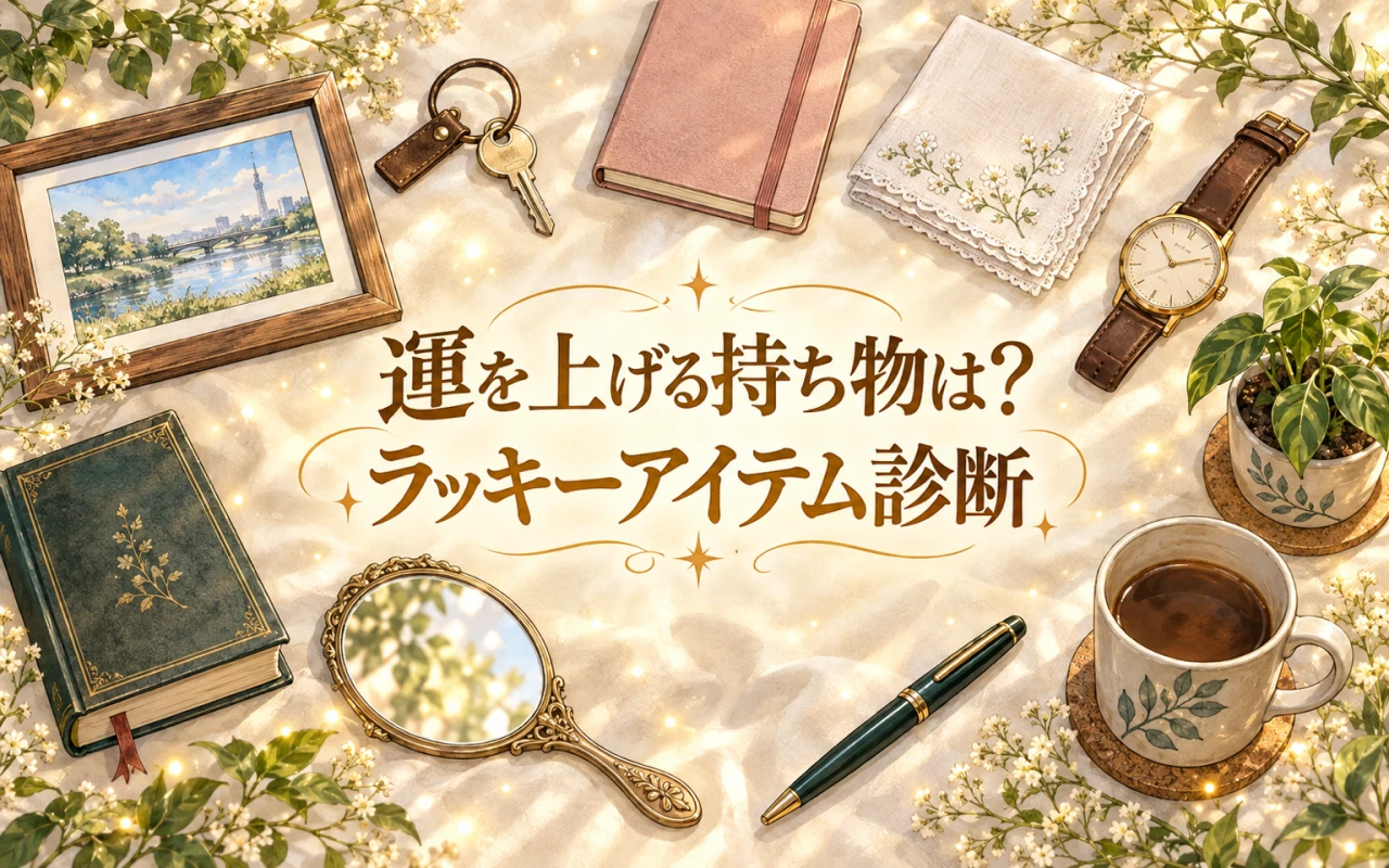 運を上げる持ち物は?ラッキーアイテム診断のサムネイル