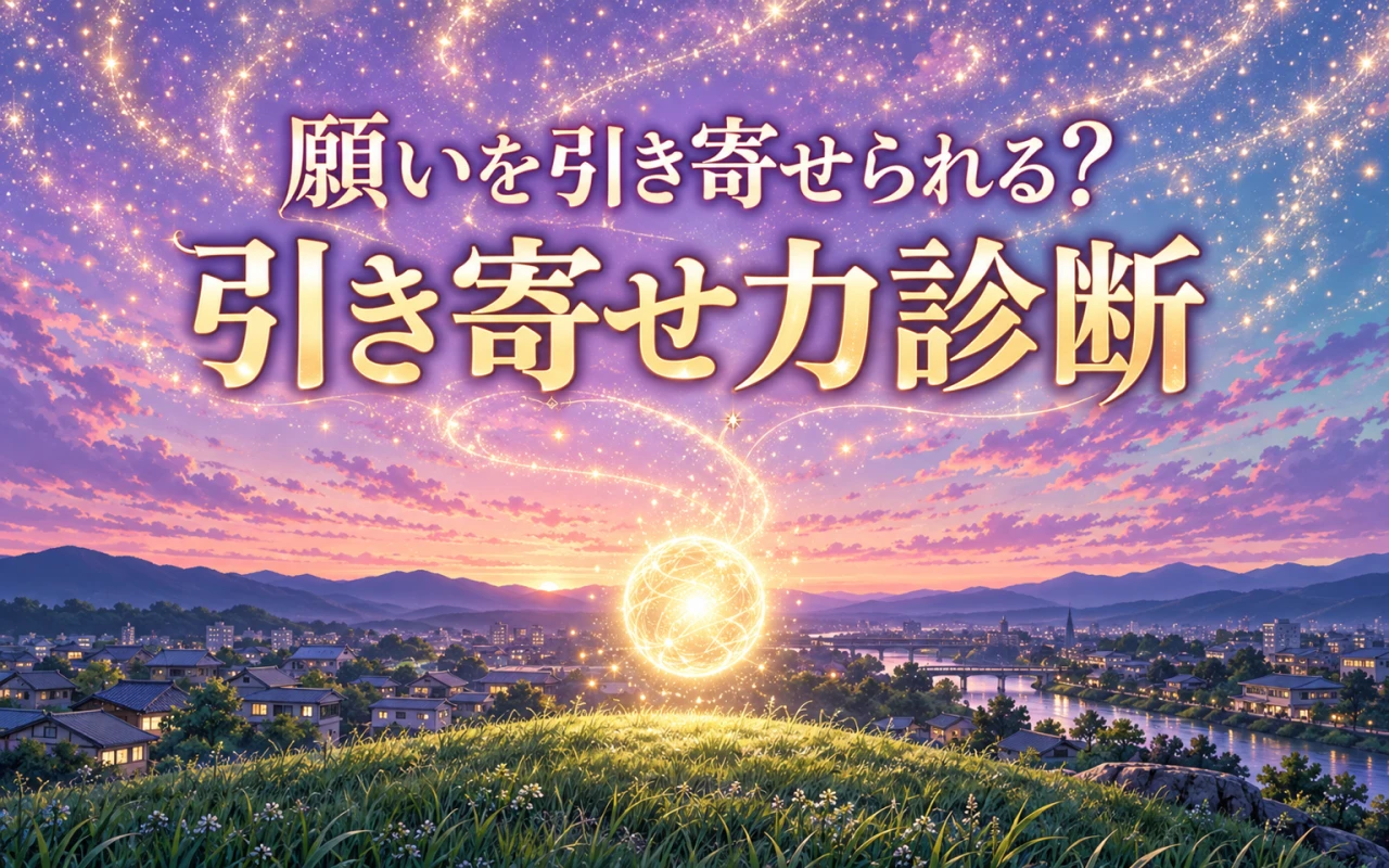 願いを引き寄せられる?引き寄せ力診断のサムネイル