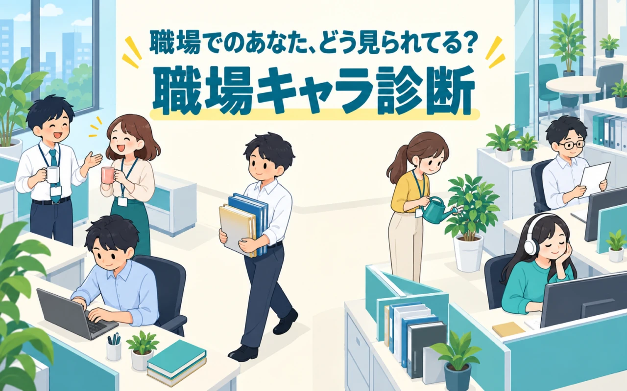 職場でのあなた、どう見られてる?職場キャラ診断のメイン画像