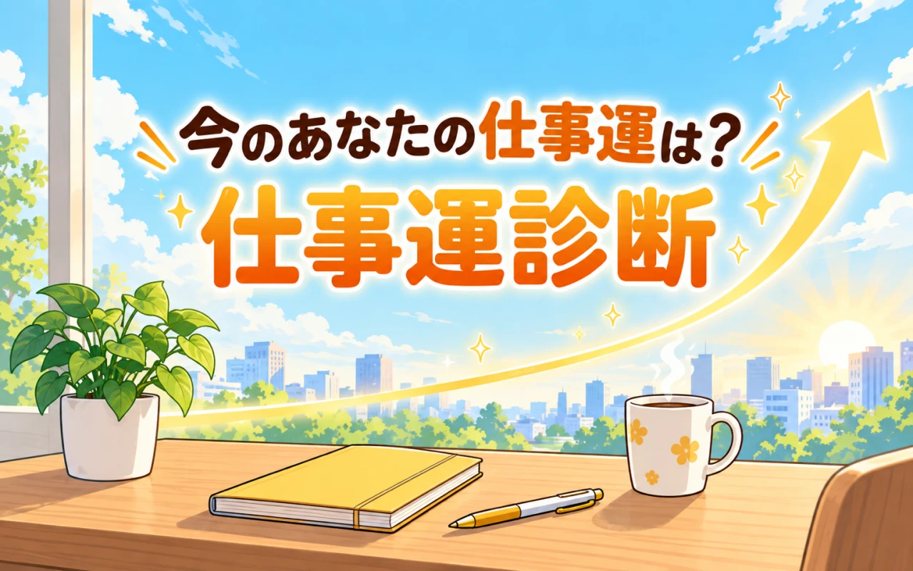 今のあなたの仕事運は?仕事運診断のサムネイル