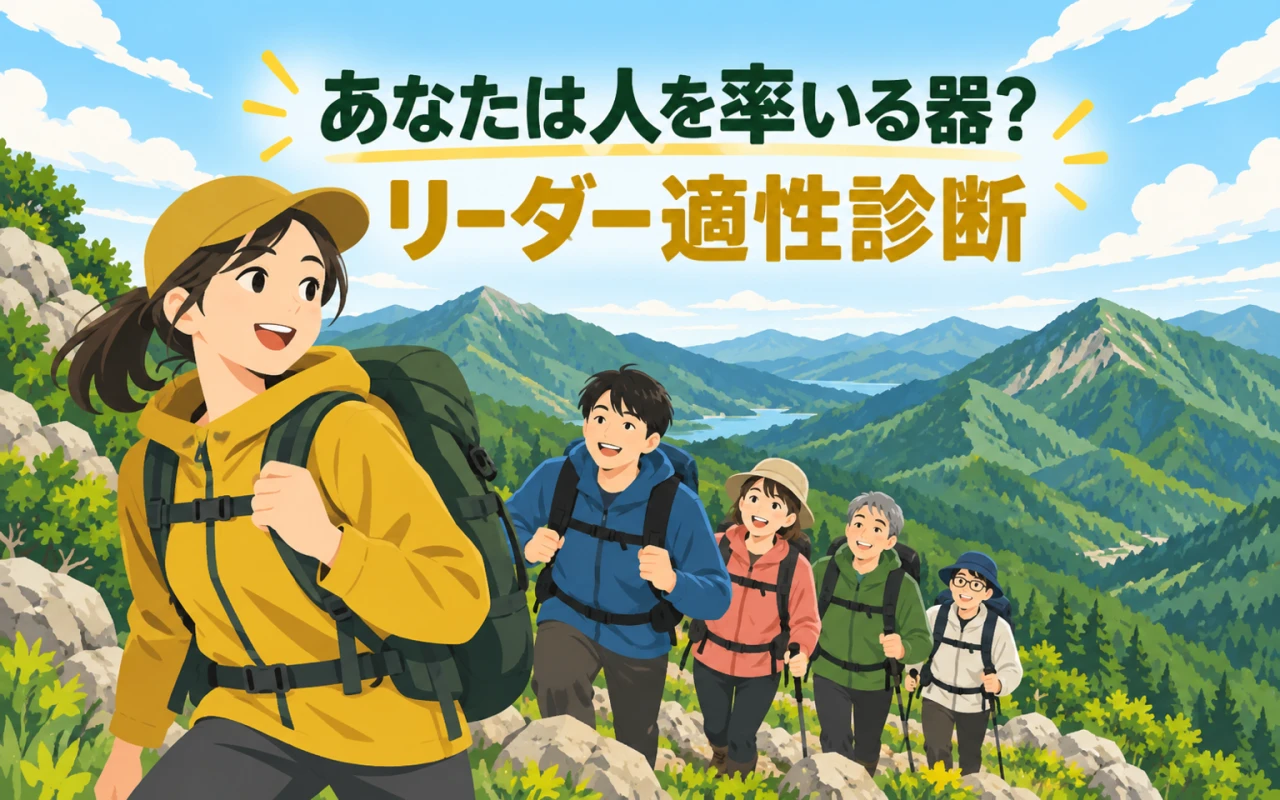 あなたは人を率いる器?リーダー適性診断のサムネイル