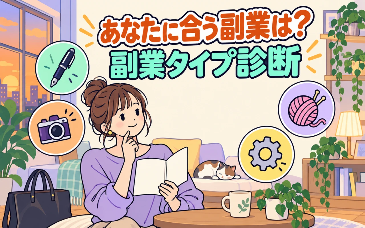 あなたに合う副業は?副業タイプ診断のサムネイル