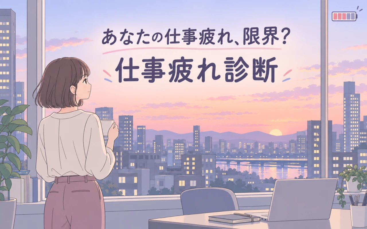 あなたの仕事疲れ、限界?仕事疲れ診断のサムネイル