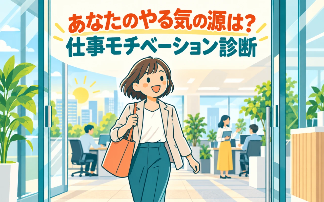 あなたのやる気の源は?仕事モチベーション診断のメイン画像
