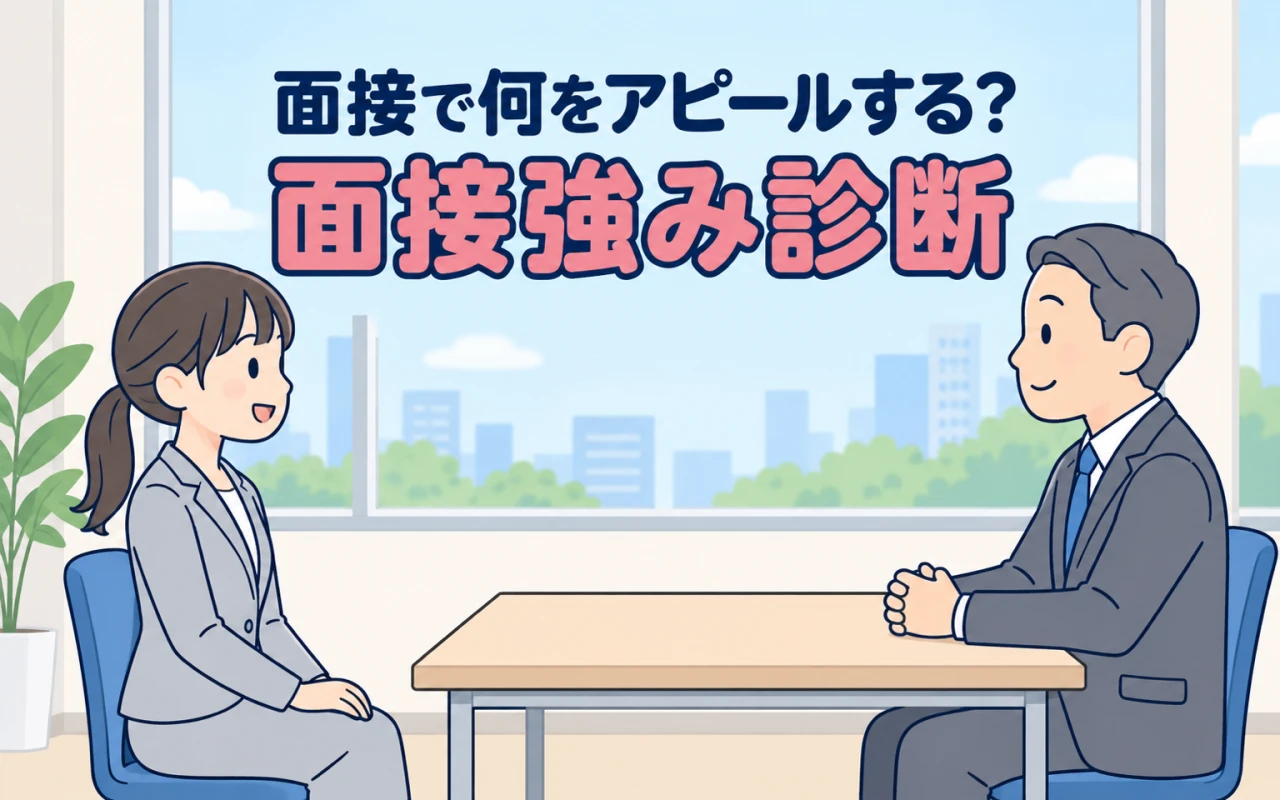 面接で何をアピールする?面接強み診断のサムネイル