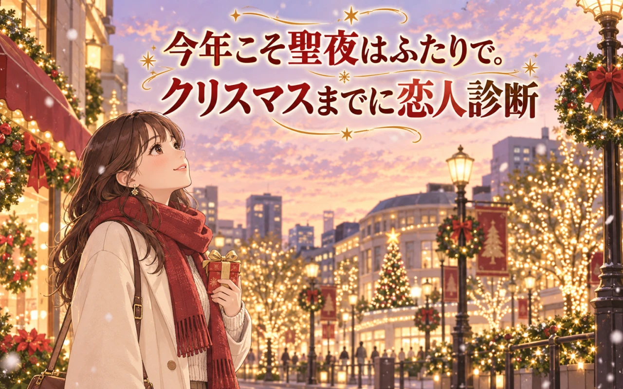 今年こそ聖夜はふたりで。クリスマスまでに恋人診断のメイン画像