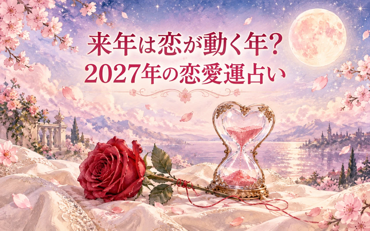 来年は恋が動く年?2027年の恋愛運占いのサムネイル