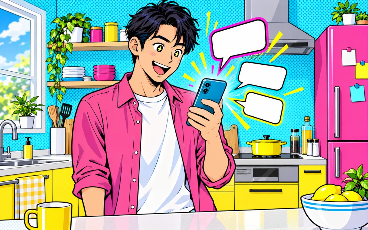 スマホが手放せない?ドパガキ度診断の質問イメージ