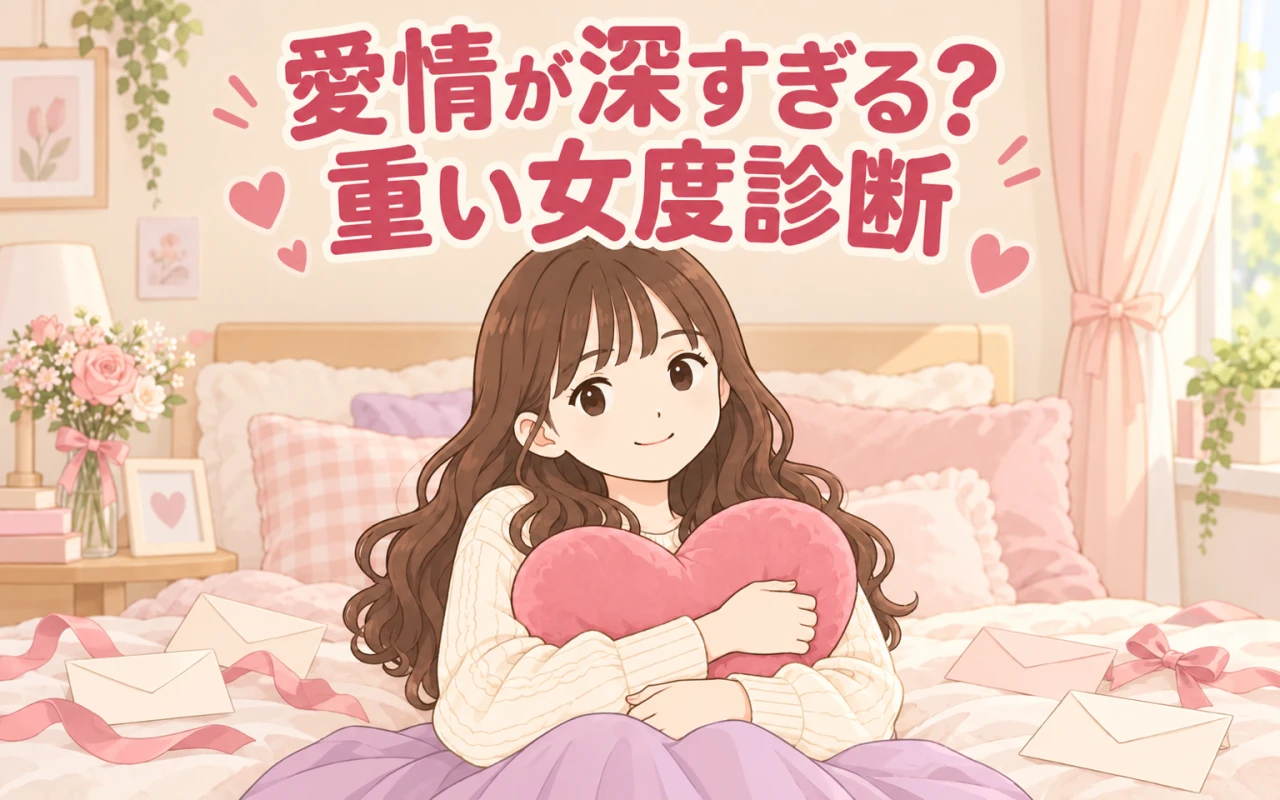 愛情が深すぎる?重い女度診断のサムネイル