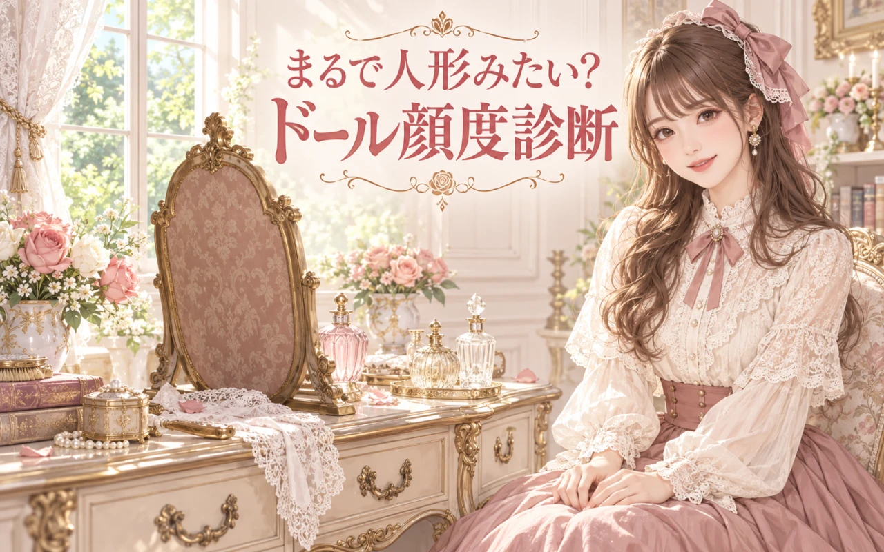 まるで人形みたい?ドール顔度診断のサムネイル
