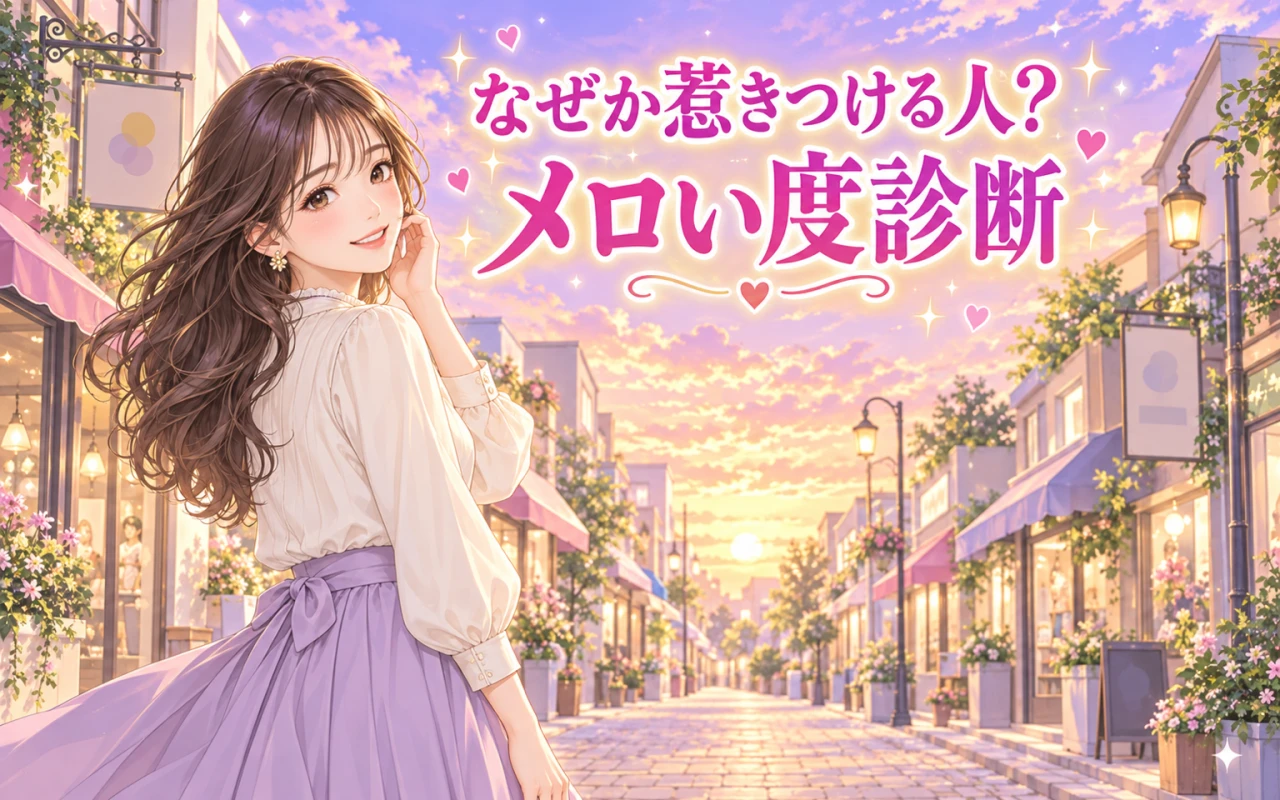 なぜか惹きつける人?メロい度診断のサムネイル