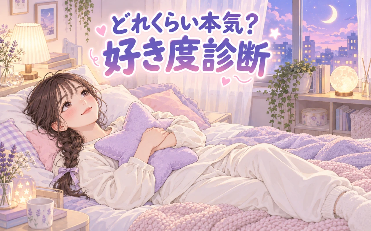 どれくらい本気?好き度診断のサムネイル