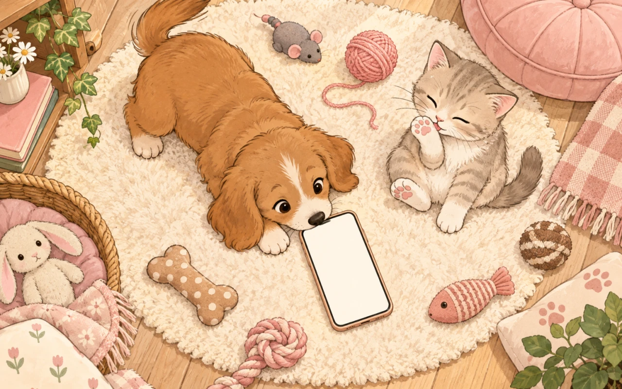 恋するとどっち?犬系猫系診断の質問イメージ