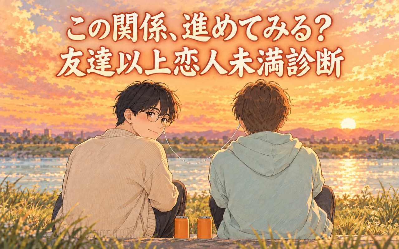 この関係、進めてみる?友達以上恋人未満診断のサムネイル