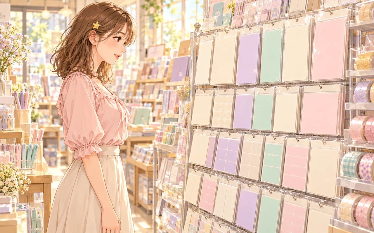 キラキラ文具に夢中だった?平成女児タイプ診断の質問イメージ