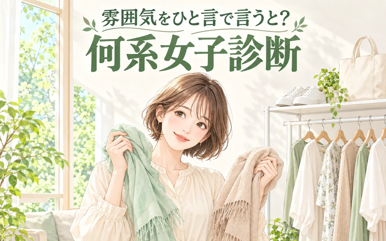 雰囲気をひと言で言うと?何系女子診断のサムネイル