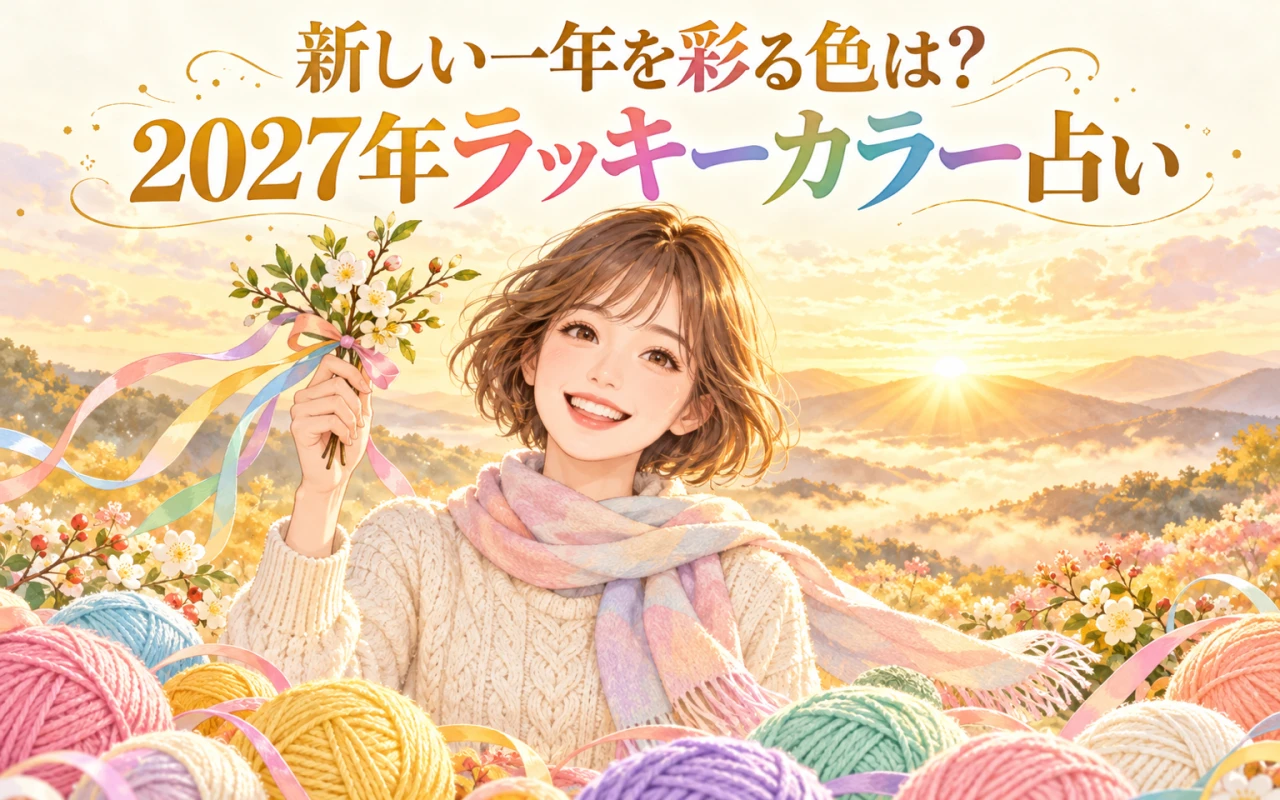 新しい一年を彩る色は?2027年ラッキーカラー占いのサムネイル