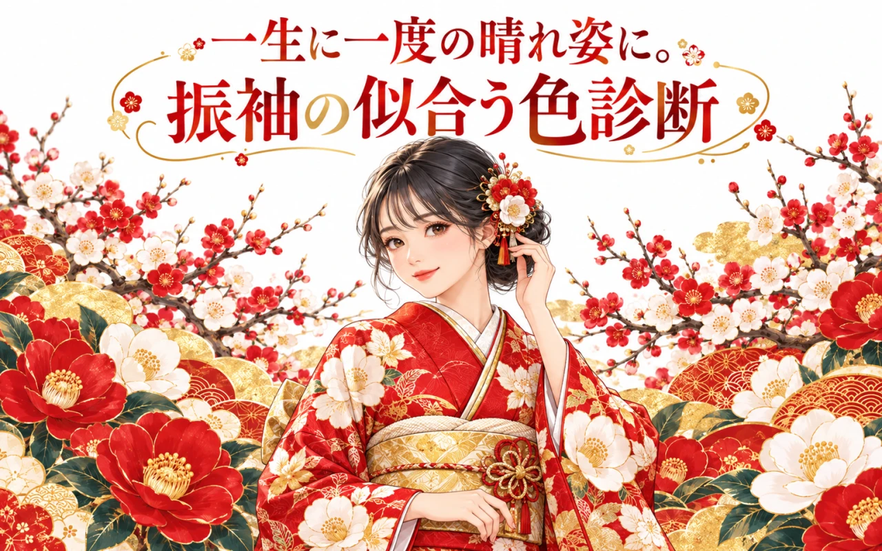 一生に一度の晴れ姿に。振袖の似合う色診断のサムネイル