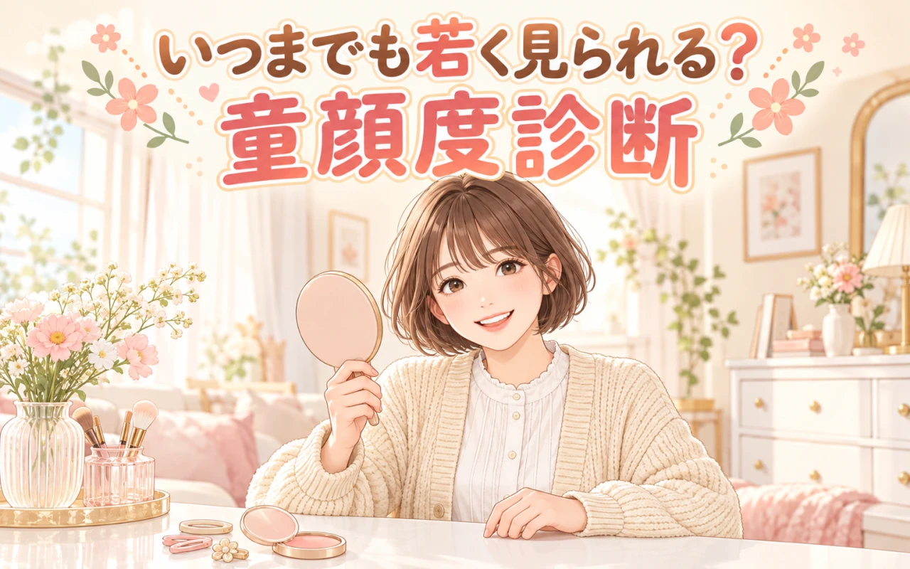 いつまでも若く見られる?童顔度診断のサムネイル