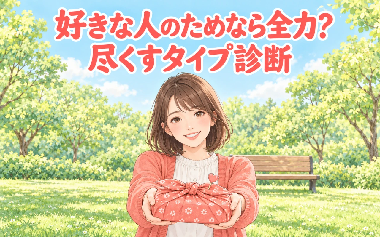好きな人のためなら全力?尽くすタイプ診断のサムネイル