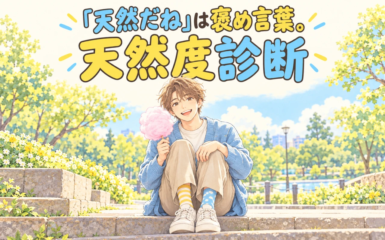 「天然だね」は褒め言葉。天然度診断のサムネイル