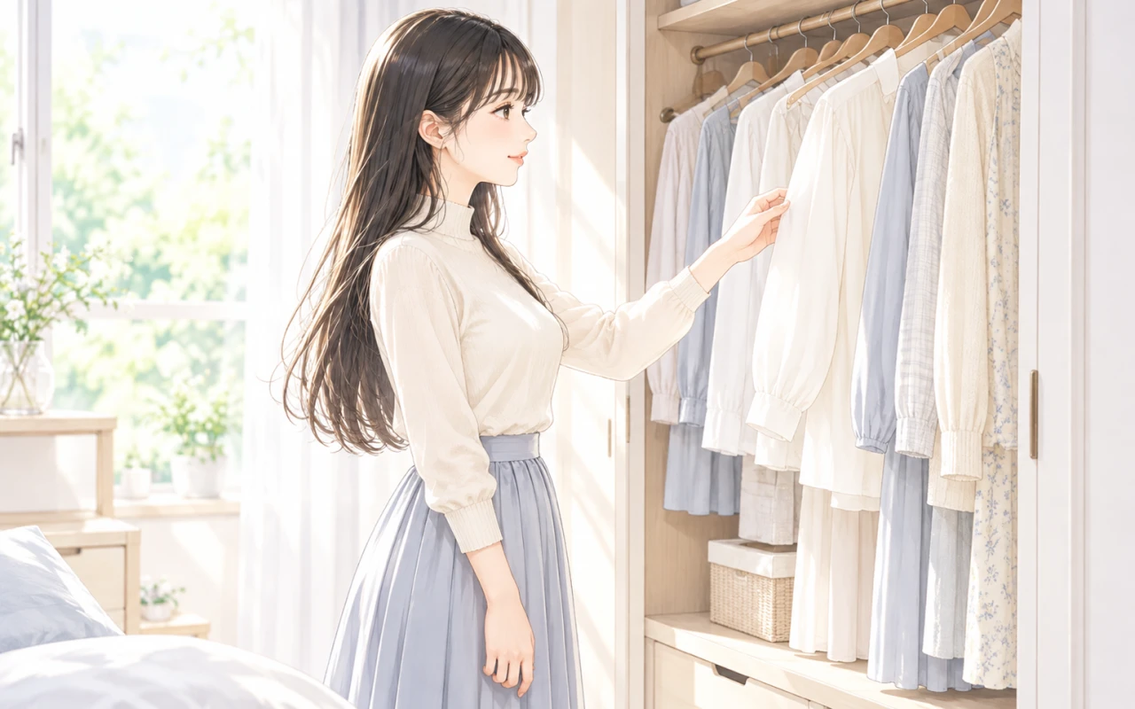品のよさがにじみ出る?清楚度診断の質問イメージ