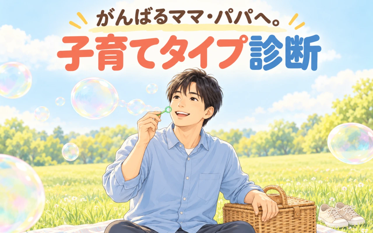 がんばるママ・パパへ。子育てタイプ診断のサムネイル